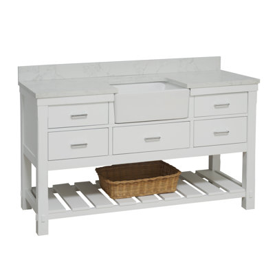 Ensemble de meuble-lavabo simple 60 po Hitton