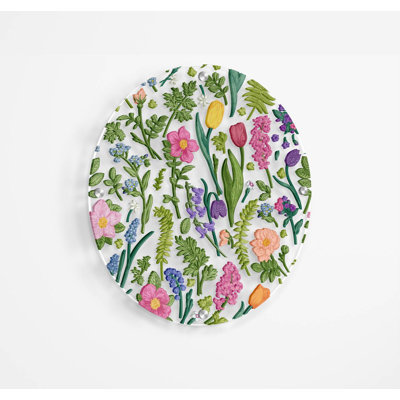 Décoration murale fleurs d'été