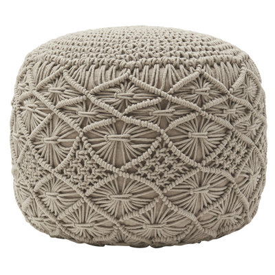 Bejan Cotton Pouf Ottoman