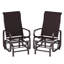 Ensemble de chaises hautes et chaises longues coulissantes pour l'extérieur