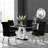 Upholstered Tufted Arm Dining Chairs-644862585