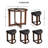 Landaverde 4 - Person Trestle Base Dining Set