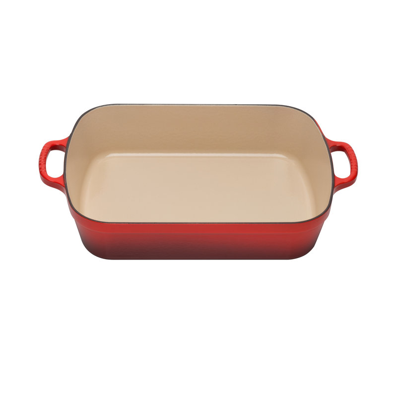 Le Creuset Signature Cast Iron Roaster, Cerise, 33cm / 4.9L