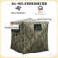 Abri toutes saisons, store de chasse, store transparent