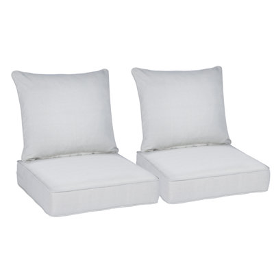 Outdoor Deep Seat Chair Cushion Set