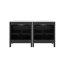 Ensemble de meuble-lavabo double 60 po avec lavabo double 60 po, tablette réglable et portes à fermeture en douceur-922843509-922843507