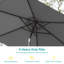 Parasol de marché 90 po avec parasol de table pour l'extérieur-623428168