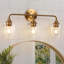 Éclairage pour meuble-lavabo à intensité variable 3 lumières Atsuhisa