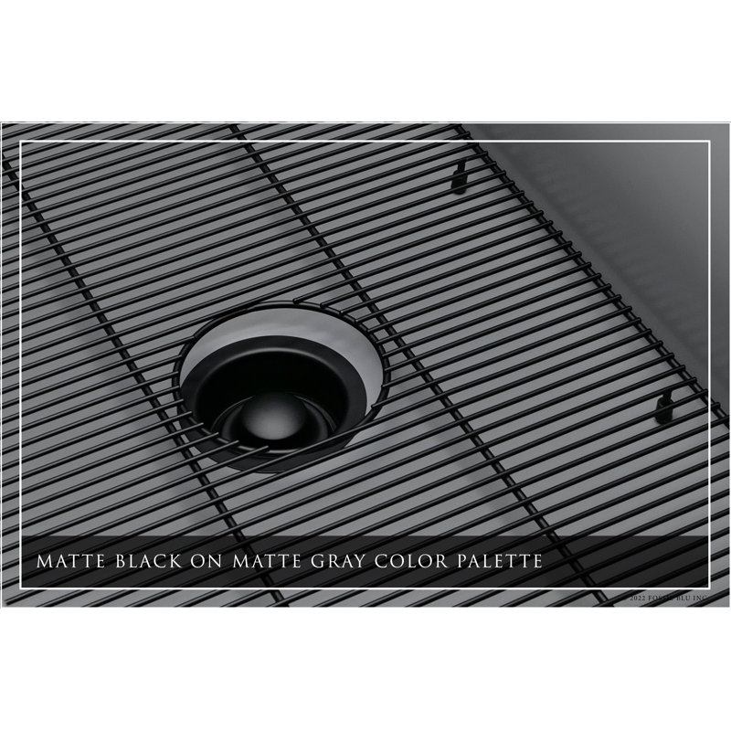 Luxury Solid Fireclay Farmhouse Sink, Matte Black Accessories