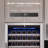 Yeego Singel Zone 23.4" 165 Bottle Wine Refrigerator Freestanding/Build-in Wine Cooler(Left-Hinged)-120877763