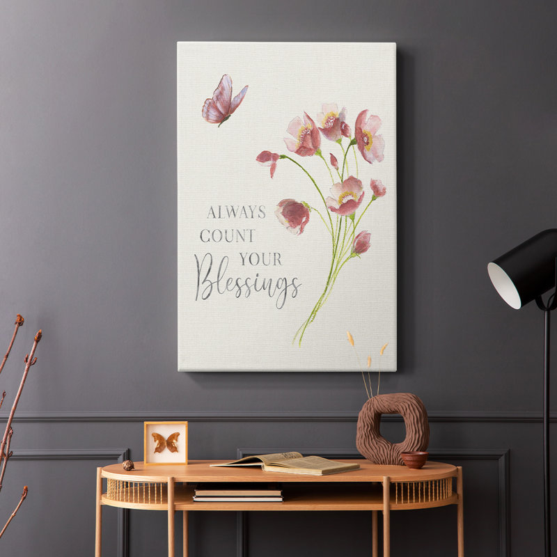 Spring Botanical II -Galery Enveloppé Cavas, H 18 po x l 12 po