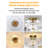 3-Light Semi Flush Mount Ceiling Light Clear Glass-1618663111