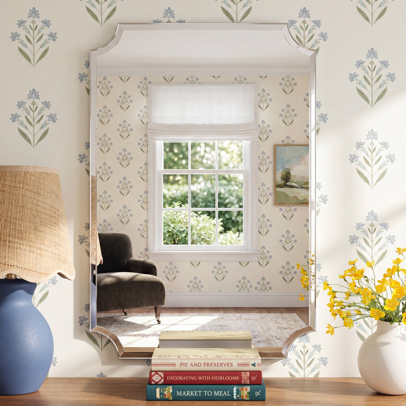 Morlan Modern & Contemporary Beveled Frameless Accent Mirror