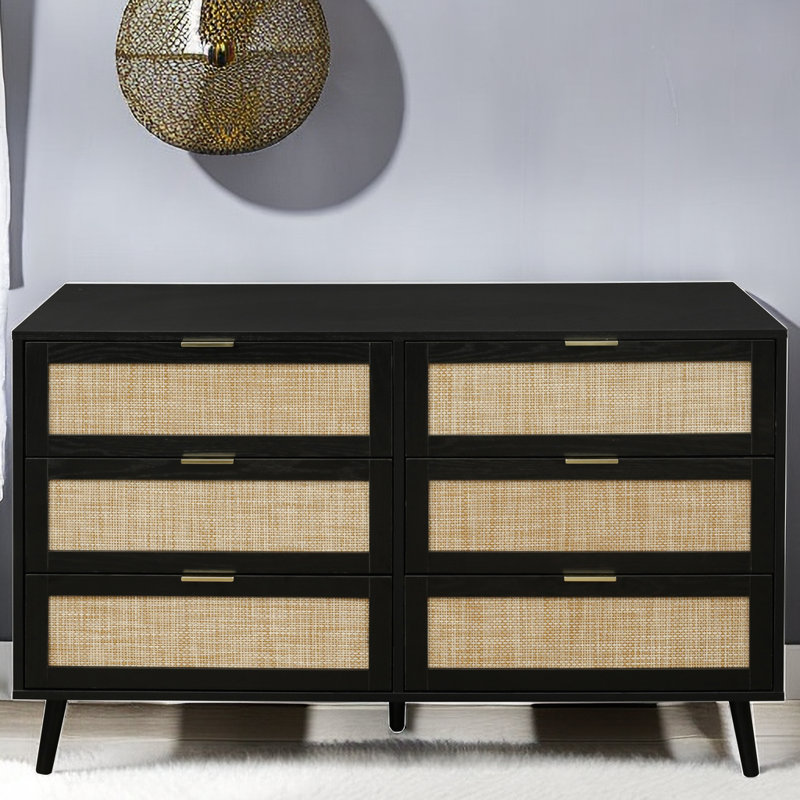 Bay Isle Home Sunol 6 - Drawer Dresser & Reviews | Wayfair