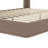 Upholstered Bed Frame With Wingback Headboard,Low Profile Platform Bed With Padded Headboard-1591434092