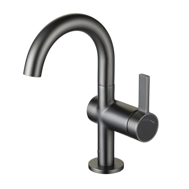 DAX Portofino Single Handle Brass Bathroom Faucet, Gunmetal