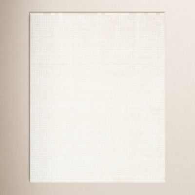 Alcone Ivory Hand-Loomed Geometric Rug