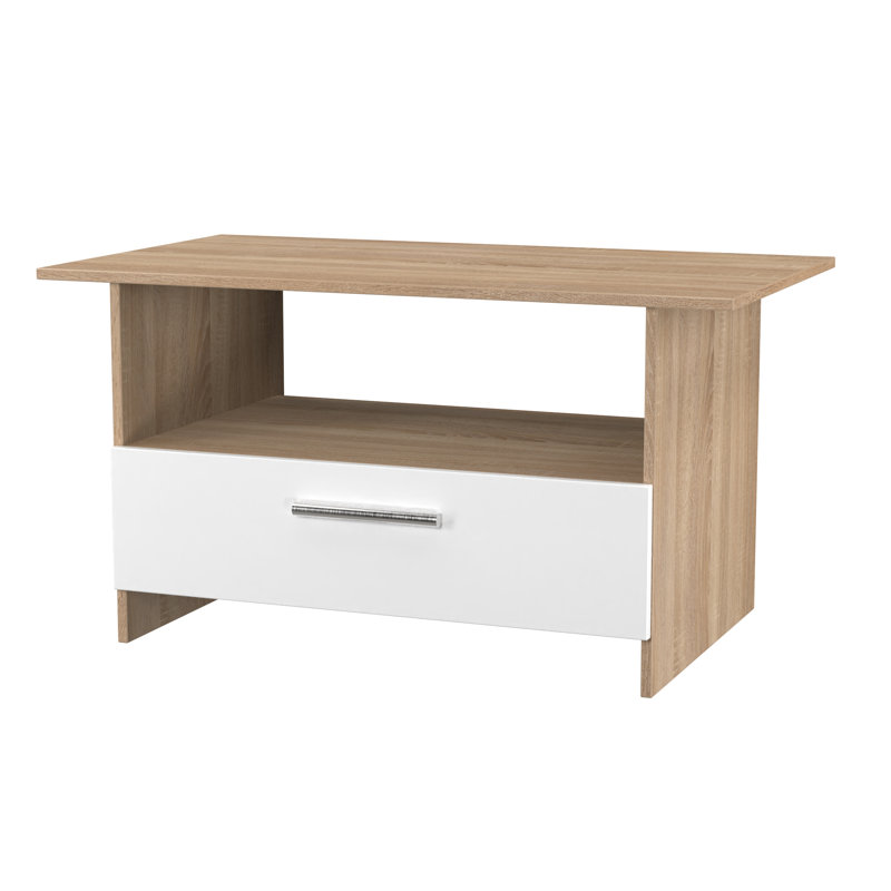 Fully Assembled Heinar Side Table with Storage
