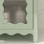 Meuble-lavabo de 31 po avec lavabo rectangulaire en céramique, rangement spacieux, profil incurvé et rayures verticales pour une ambiance lumineuse et lumineuse, charnières à fermeture en douceur, pieds en bois d'hévéa-503811543