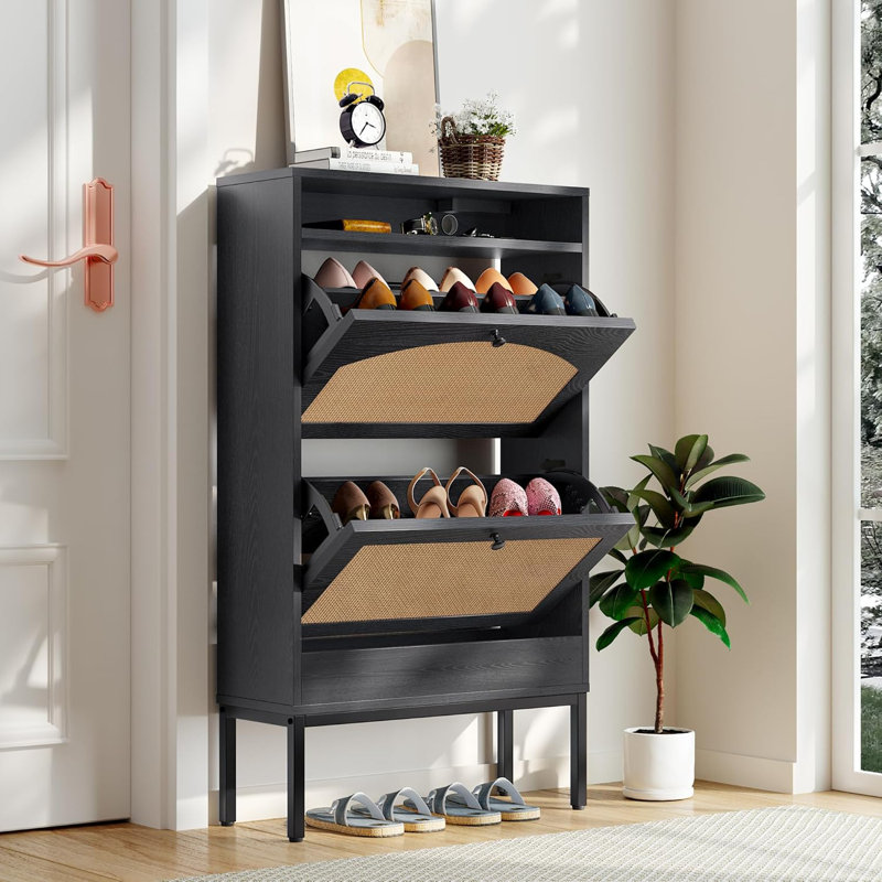 Flip Drawer Shoe Storage Cabinet
