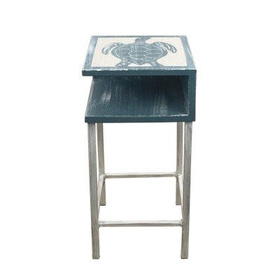 Siclen Solid Wood Top End Table
