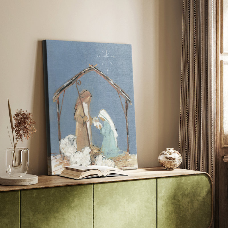 Crèche Twilight - galerie Cavas personnalisée, H 48 po x l 32 po