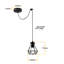 Celestyn 1 - Light Black Cluster Pendant-189606205