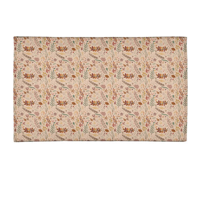Chenille Floral Indoor Rug