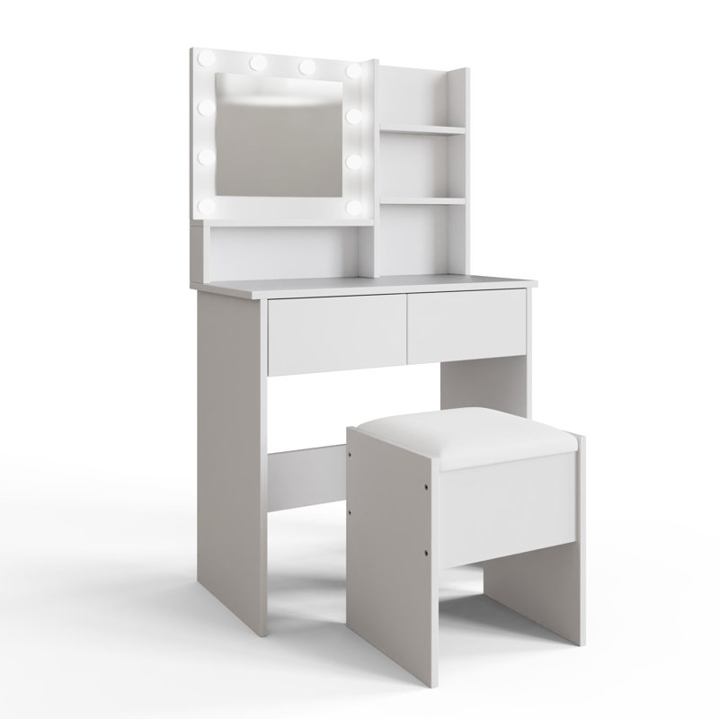 Rajah Dressing Table with Mirror