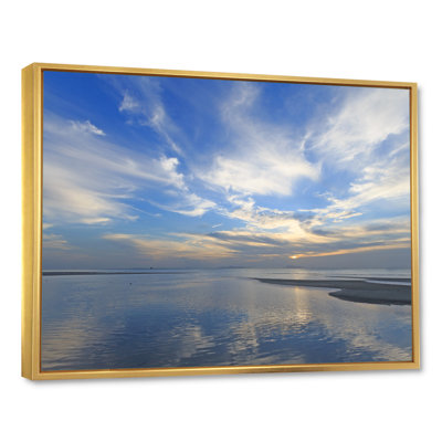 «Dramatic Tropical Beach Sunset», reproduction sur toile