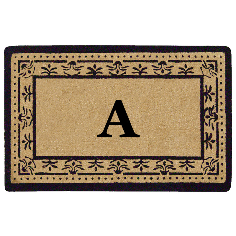 Tapis de porte d'extérieur robuste Blanquilla Corinthian, l 22 po x L 36 po, K