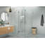 Halo 42 in. x 46 in. x 78 in. 90-degree Fully Frameless Glass Hinged Shower Enclosure-1042112897