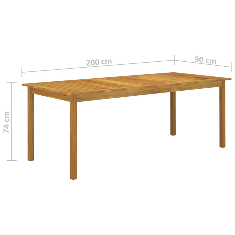 Jacquie Rectangular 8 - Person 78.7" Long Dining Set with Cushions, Gray