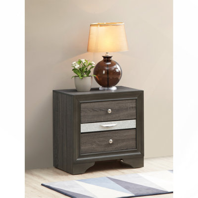 Table de chevet, gris