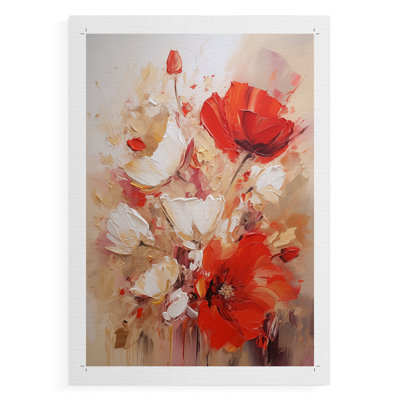 FLORAL Series CCCXXVI -Canvas Print Only - NOT FRAMED