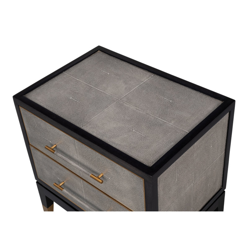 Horatio 2 - Drawer Solid Wood Nightstand