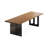 Burlywood Rectangular Solid Wood Desks-108511076