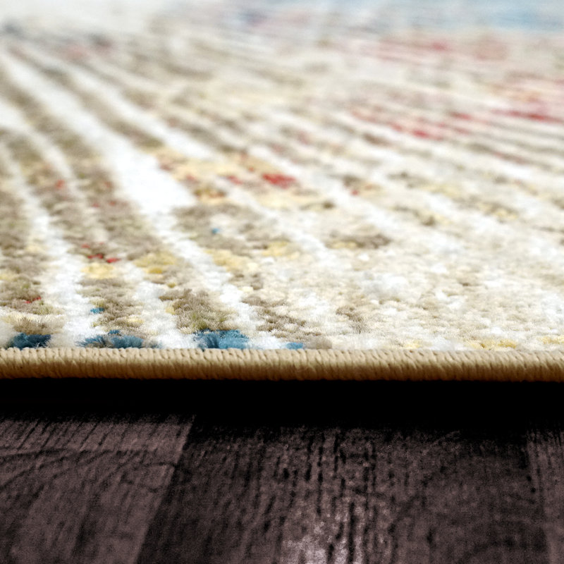 Nix 5.3X7.3 9213-899 CREAM/MULTI, Rectangle 3'11" x 5'7"
