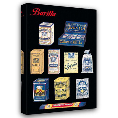 Toile tendue avec châssis Lark Manor ™, collection Apple Vintage, Pasta Barilla