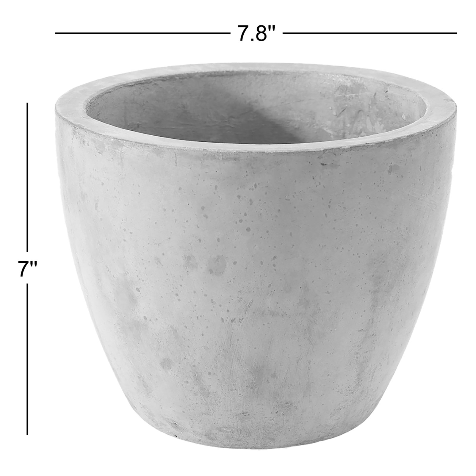 Trixie Pot Planter, 7" H x 7.8" W x 7.8" D