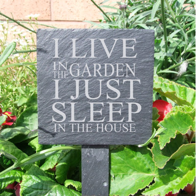 Richwood Stone Plants & Flowers Garden Sign