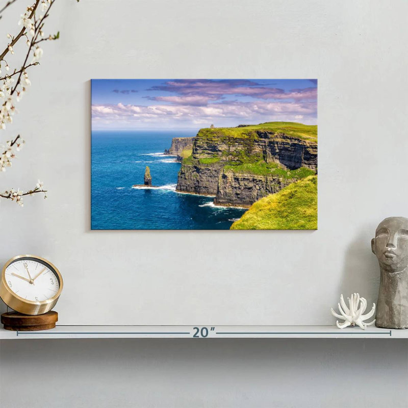 Seaside Cliffs Of Moher, 8" H x 12" W