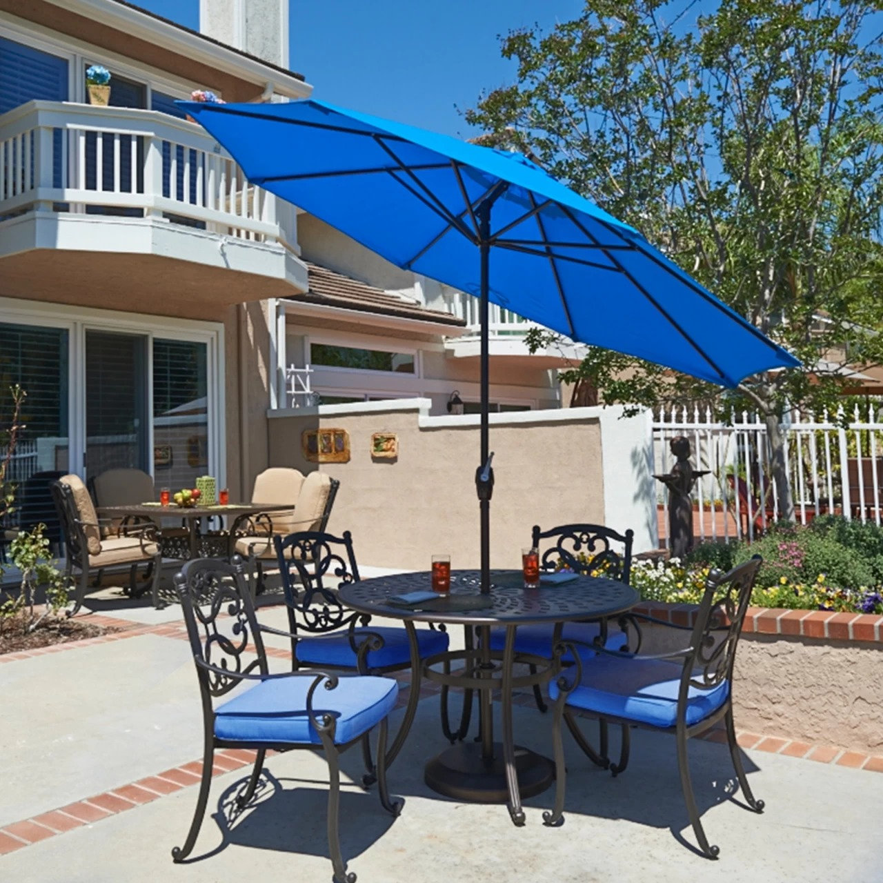 Stevie 9' Umbrella, Royal Blue Performance