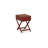 Lovely Hamilton Small Rectangular Table with Drawer, 1-Pack, Burgundy Finish-1068358906