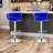 Christal Velvet Swivel Adjustable Height Bar Stool-90489178-93480939