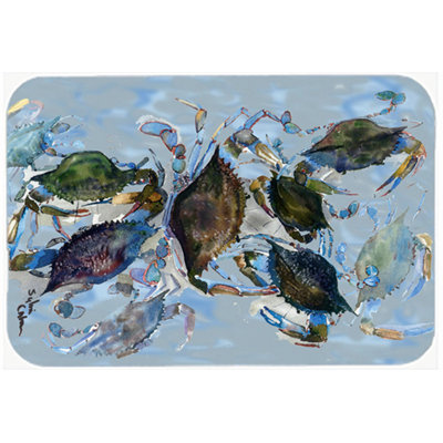 Crab in Water Glass Cutting Board