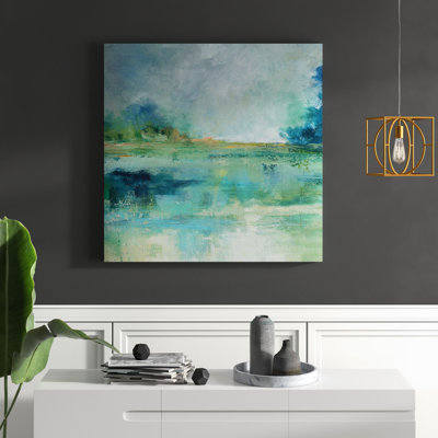Île émeraude - reproduction sur toile tendue