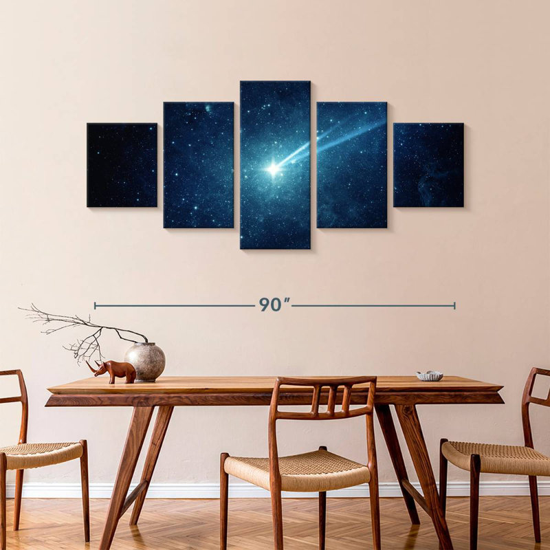 Falling Comet, 42" H x 92" W