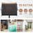 3 Pieces Patio Outdoor Furniture Set with 2-Tier Coffee Table-1138464650