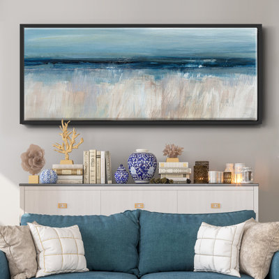 Abstract Sky- Framed Canvas